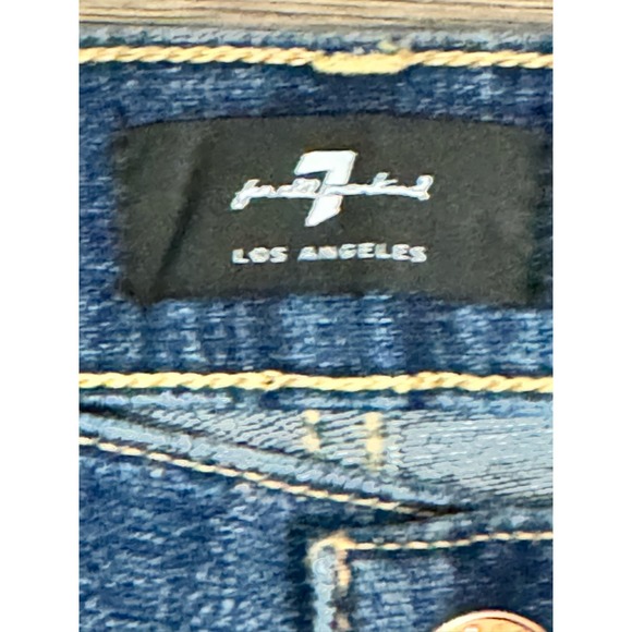 NWT 7 For All Mankind Josefina High Rise Jeans Blue Women's Size 23 - Picture 5 of 12